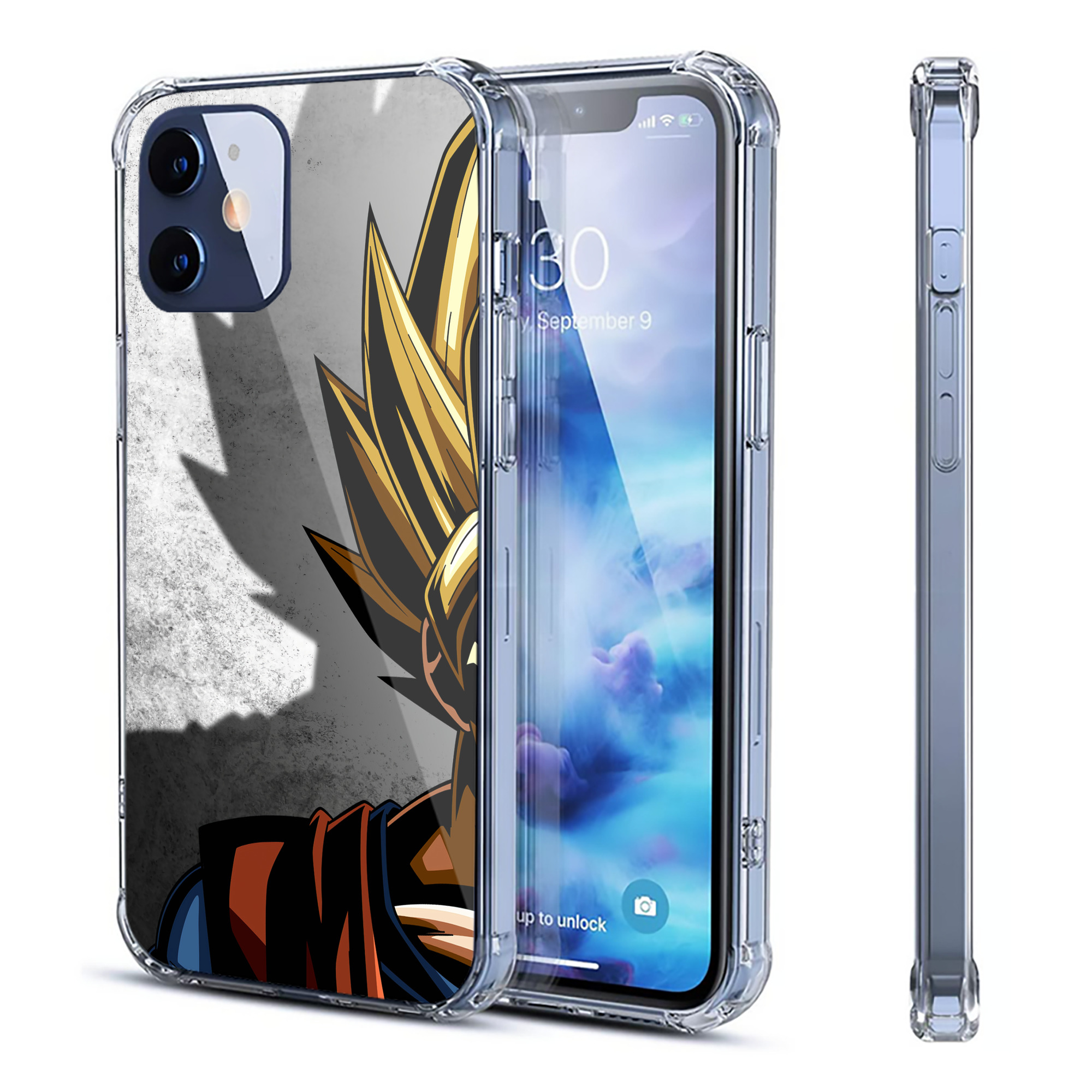 （画像用） ドラゴンボール DRAGON BALL 【iPhone 12シリーズ対応】透明スマホケース（クリアソフトケース）
